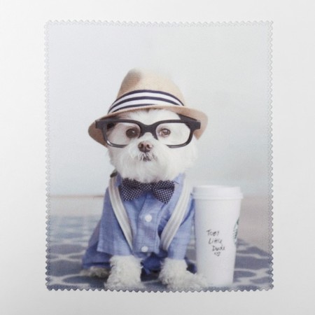 TAO11 “Dog in a hat” 15 × 18cm, beige color-1
