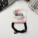 Hair elastic band "Junette" 5 cm, black