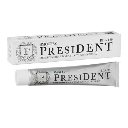 President Smokers, 120 RDA, 75 ml toothpaste-4