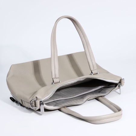 Luggage bag on lightning, 2 external pockets, color gray color-6