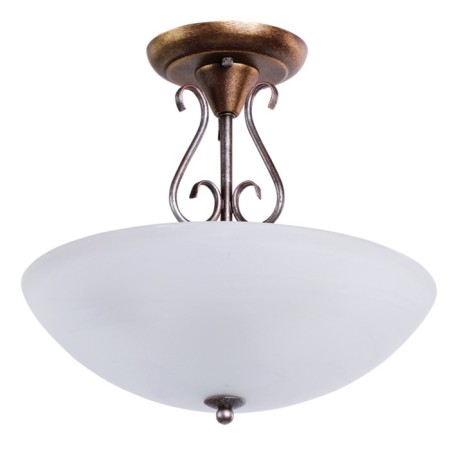 AIDA chandelier, 3x40W E27, silver, gold