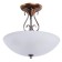 AIDA chandelier, 3x40W E27, silver, gold