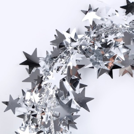 Wire for crafts and decor "Star" length - 5 meters, silver color-3