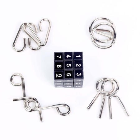 Metal puzzle “Magic Symbols”, set of 5 pcs.-5