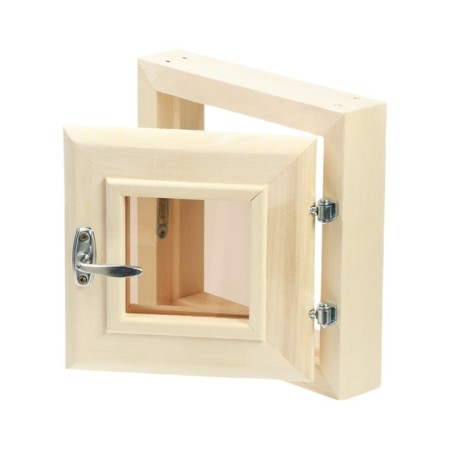 Window, 30 × 30cm, double glass of linden, bronze-4