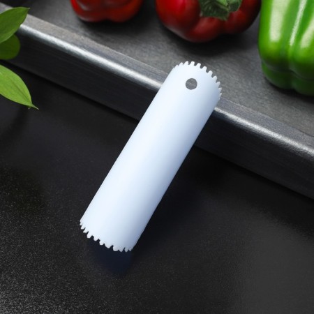 Pipe for cleaning garlic shares "Tirik", 12 × 3.5 cm, blue color