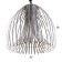 Ceiling lamp "Lif" silver 1x40W, E27, 60x60x71 cm