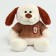 Soft toy "Dog" in a sweater, 26 cm, color mix