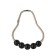 Rings for the rod set 12 pcs, with black balls