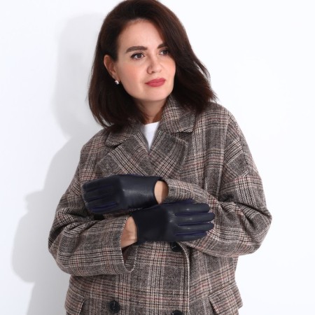 Gloves are female, dimensionless, without insulation, blue color-1