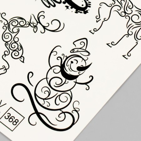 Tattoo on the body "Patterns" 10x15 cm-2