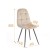 Chair "Lucas 114", cappuccino