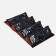 Cosmetic bag, 4 parts on lightning, orange color