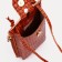Baby bag on magnet, long belt, orange color
