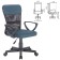 Compact Brabix Jet MG-315, with armrests, blue