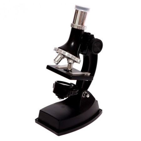Set for the study of the microworld "Microscope + Kaleidoscope", 14 objects, lighting effects, works from batteries-8