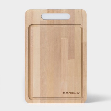 Board cutting shade "Figure handle", 29 × 19 × 1.5 cm, birch