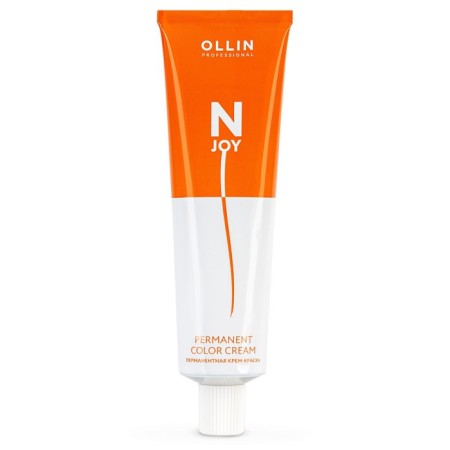 Cream-coloring hair permanent OLLIN Professional N-Joy, tone 5/37, light brown-haired brown-brown, 100 ml-5