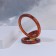 The desktop mirror is a suspended “circle”, bilateral, with an increase, d mirror surface 9 cm, the color “amber” color