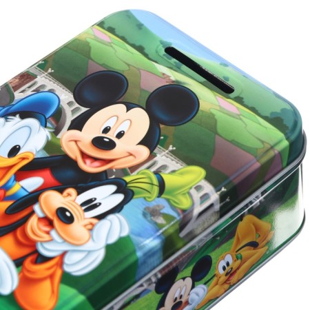 Piggy bank 14x10x5.8 cm, metal, Mickey Mouse-2