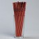 Pipe for cocktail with corrugation, in a set 25 pieces, bronze color