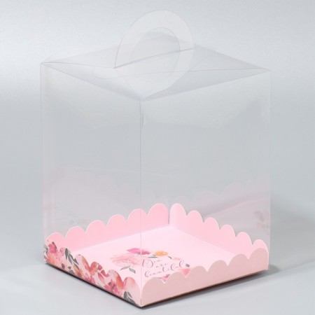 Confectionery box, chest, packaging, you are beautiful, 14 x 14 x 18 cm-1