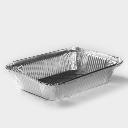 A set of foil for baking and baking shares, 960 ml, 21.5 × 14.6 × 5 cm, 2 pcs-2