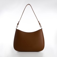 Female bag Textura, average size, brown color
