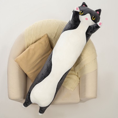 Skill of a soft toy "cat", 110 cm, black color-5