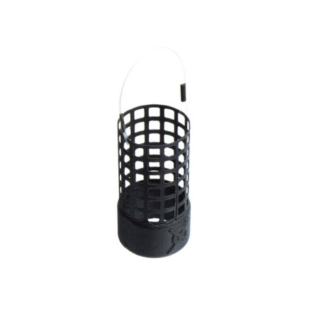 Metal hand-feeder X-Feeder Me Bullet Hawk+ M Perfo, Matt Black, 70 g, 45 ml-1