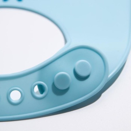 Blory for feeding "Giraffe" silicone with pockets, blue color-2