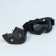 Mask glasses for motor vehicles, collapsible, glass with darling, black