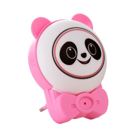 Panda nightlight LED white-pink 3.5x8x9.5 cm Risalux-8
