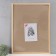 Photo frame wood (2500) 60x80 cm, natural color (plastic screen)