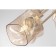 Ceiling lamp 40W, 8XE14, 25x82 cm, matte gold