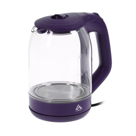 Electric kettle Luazon LSK-1809, glass, 1.8 l, 1500 watts, backlight, purple-2