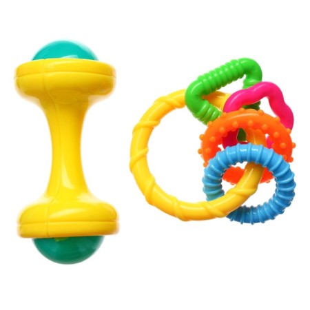 Set of rattles "Little Joy", 2 pcs, color mix, baby-4