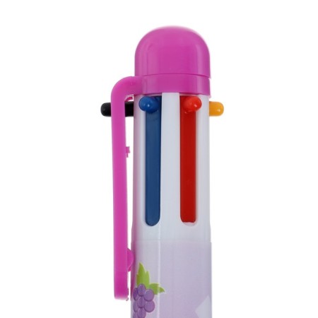 Balloon handle Calligrata, automatic, 6 color, with a pattern, mix-11