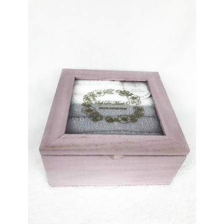 Set of napkins "Tina", size 30x30 cm - 6 pcs, color violet-2