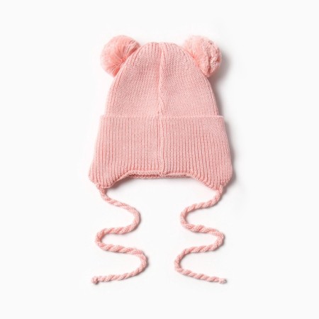Children's hat minku rr 46-48, pale pink color-5