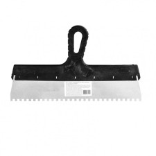 Sparta 85141 spatula, 6x6 mm tooth, stainless steel, plastic handle, 350 mm