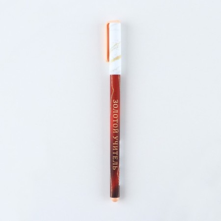Pen Plastic "Golden Teacher", blue paste, 0.7 mm-4