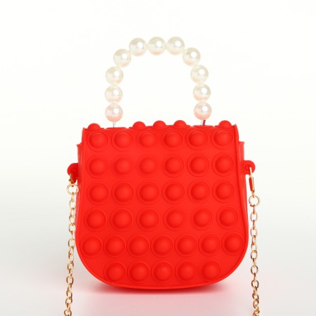 Baby bag on a magnet, red color-1