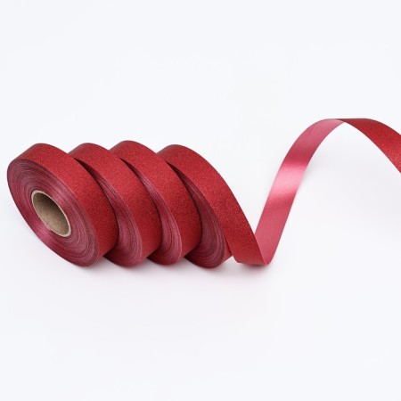 Tape "tiffany" for decor and gifts, red, 2 cm x 50 m-2
