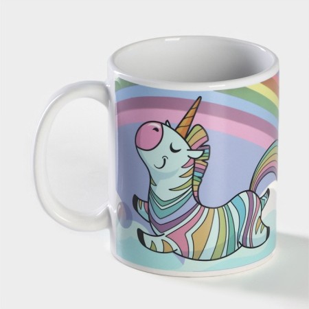Homeleon mug ceramic shares "Unicorn", 350 ml ㅤ-1