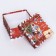Square box "Red Parcel", 19 × 19 × 10 cm