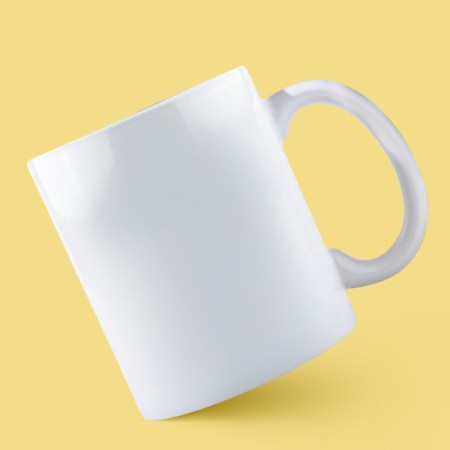 Ceramic mug "Miracle in feathers", 320 ml, white color-2