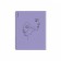 Folder 20 inserts on spirals, A4, 600 μm, Erichkrause "Manga Faces", texture "Sand", purple, mix