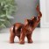 Souvenir "Elephant" under the red tree 7x8x3 cm mix