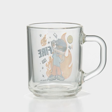 Glass mug "Vlad A4. Fire ", 230 ml-1